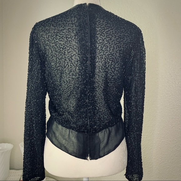 Vintage 80s Giorgio Beverly Hills Blouse, size S - Picture 4 of 10